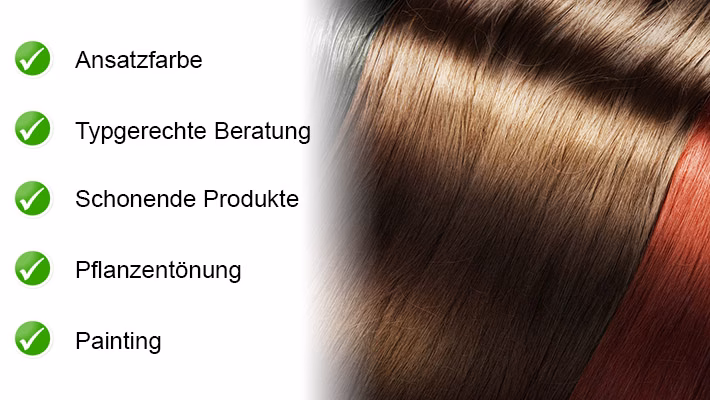 Wo beginnt man beim Ansatzfärben?