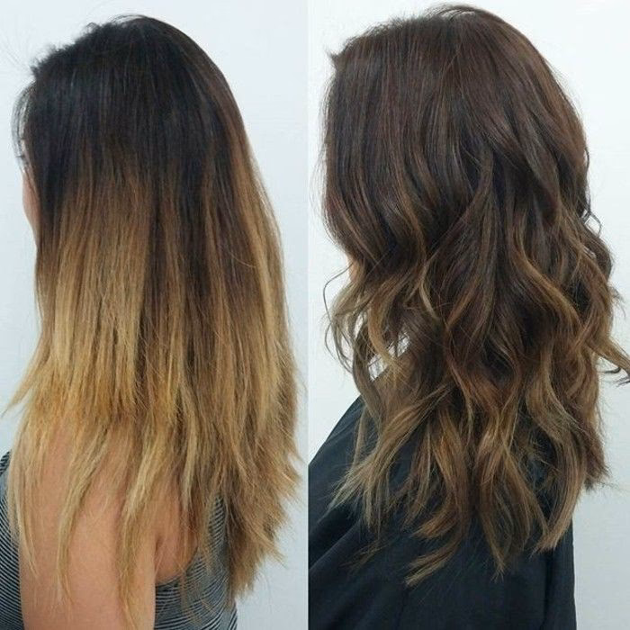Comment faire un balayage californien Chez une femme brune ?