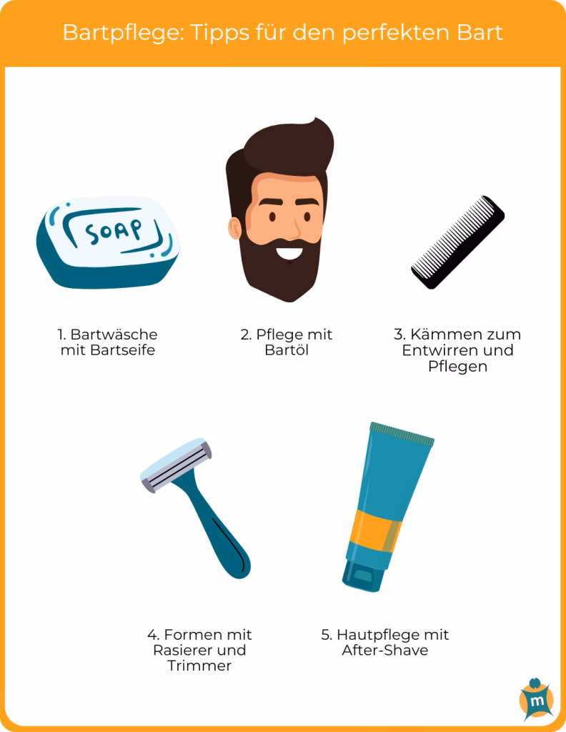Was braucht man für einen gepflegten Bart?