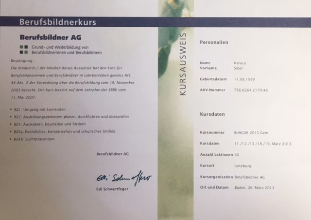 Was macht ein Berufsbildner?