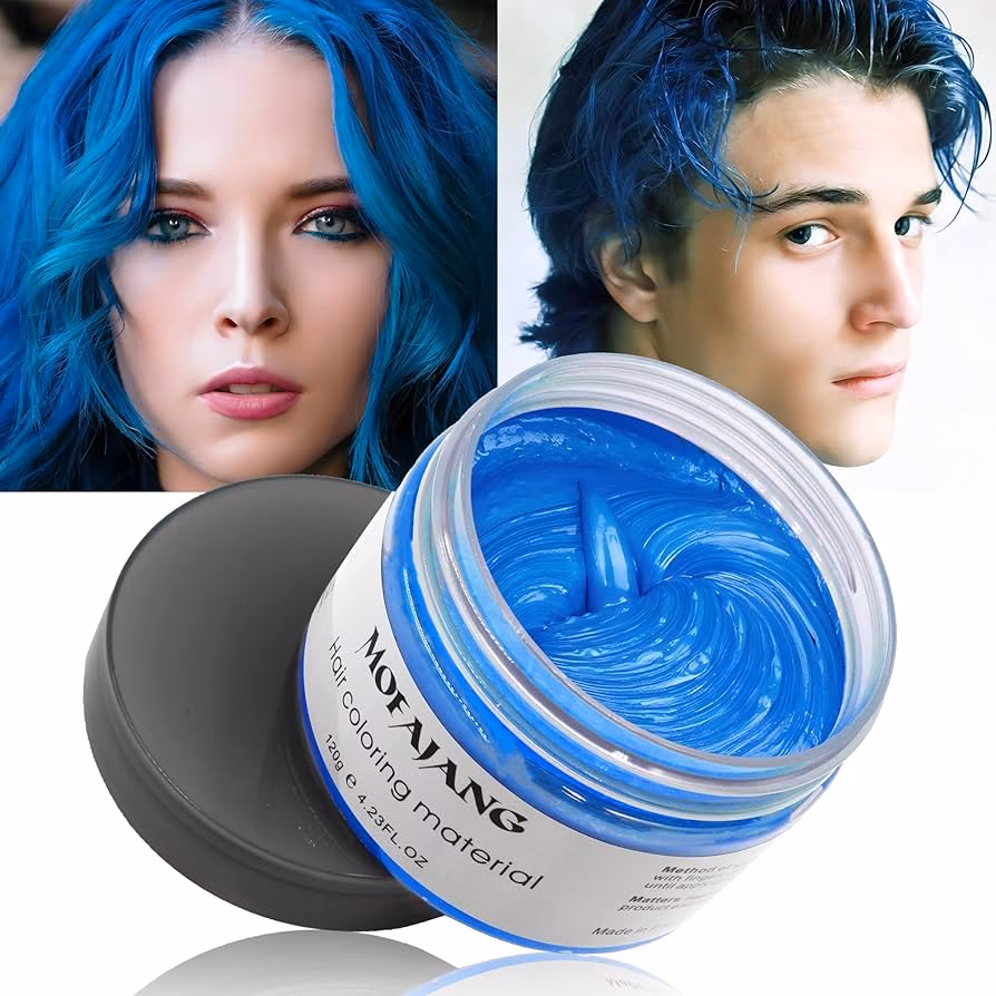 Wie bekomme ich Blaue Haarfarbe auf trockene Haare?