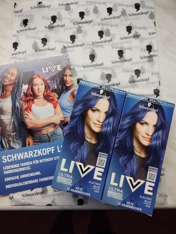 Was ist blaue Haarfarbe?