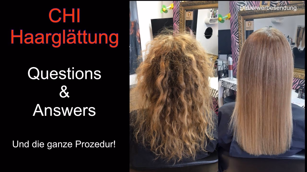 Wie lange dauert eine Haarglättung?