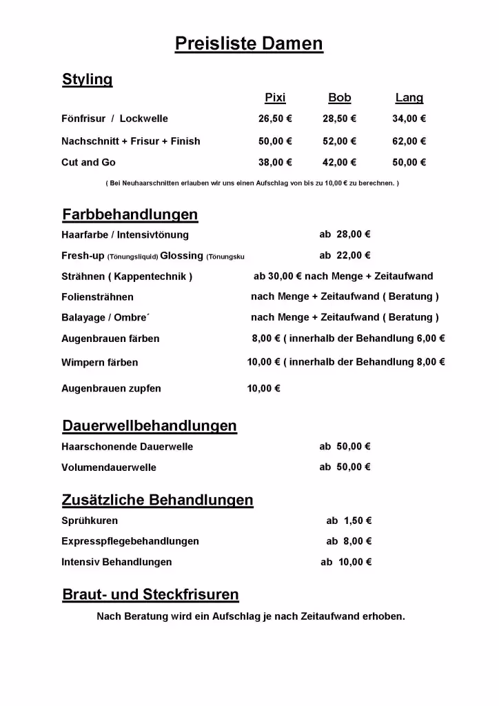 Wie ist die Preiskalkulation für Friseure wichtig?