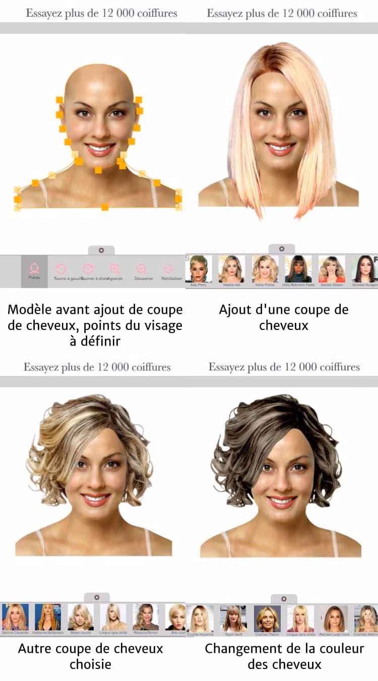 Comment trouver rapidement une coiffure virtuelle ?