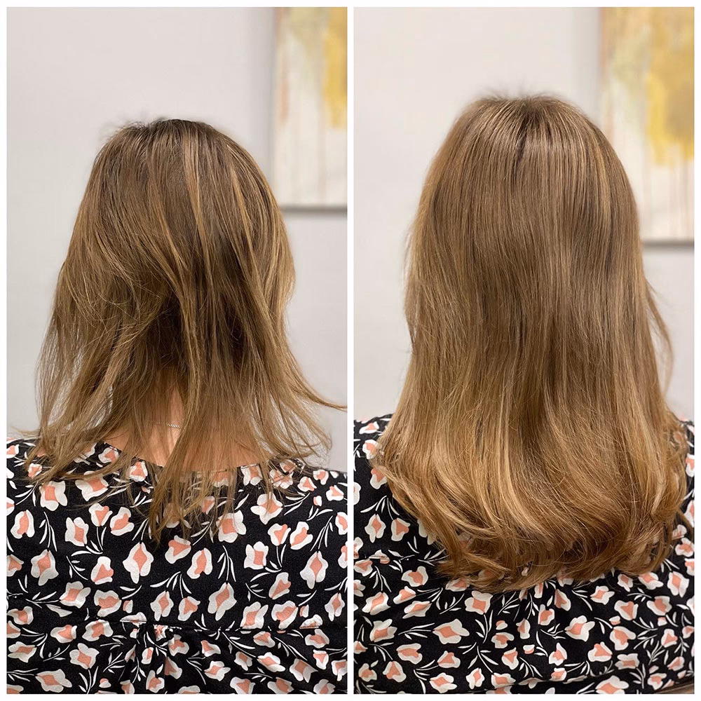 Was ist eine Vorher-Nachher-Frisur?