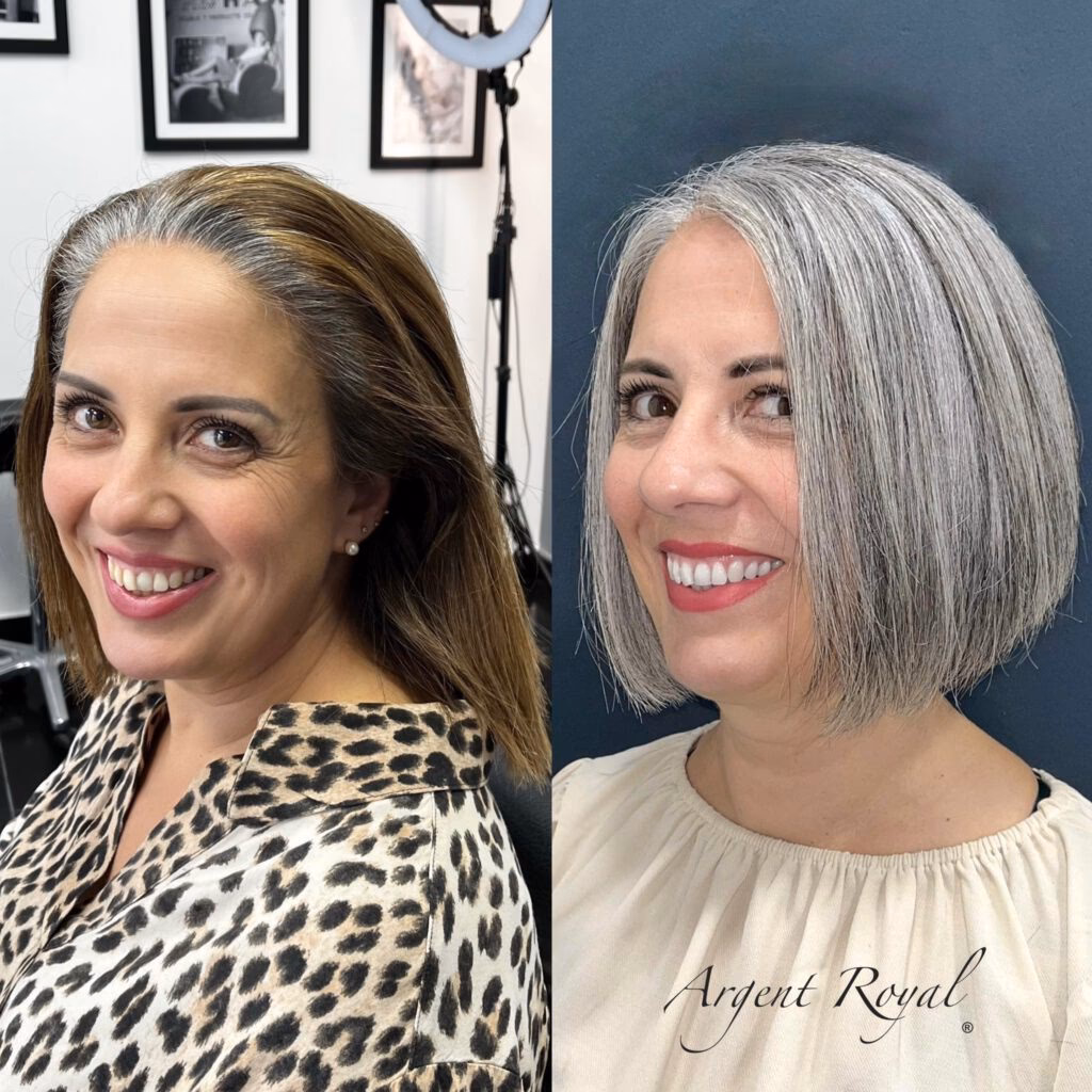 Was ist besser graue Haare Tönen oder färben?