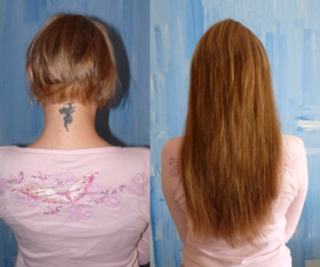 Was passiert wenn die Haare kürzer sind?