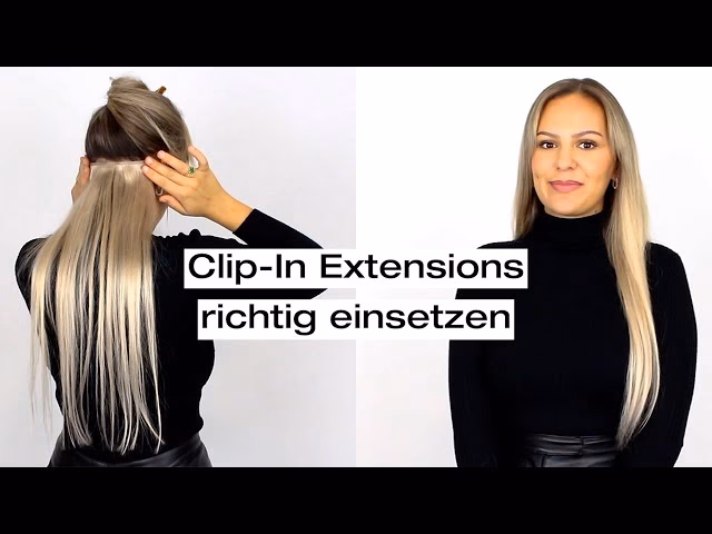 Wie bekomme ich eine saubere und gerade Linie beim Abtrennen meiner Haare?