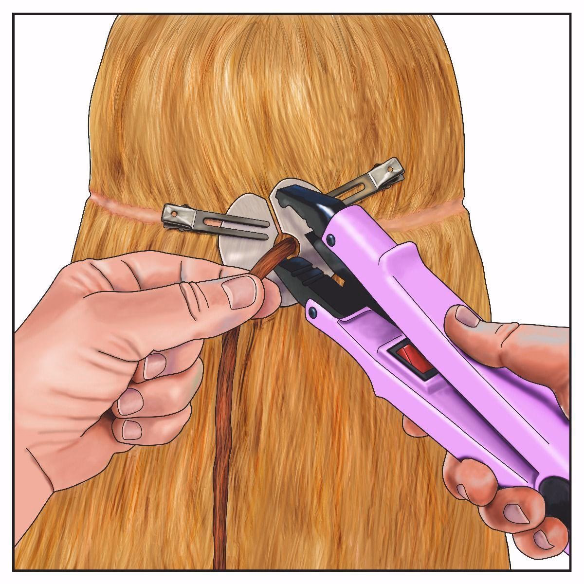 Wie schneide ich die Haare für Haarverlängerungen?