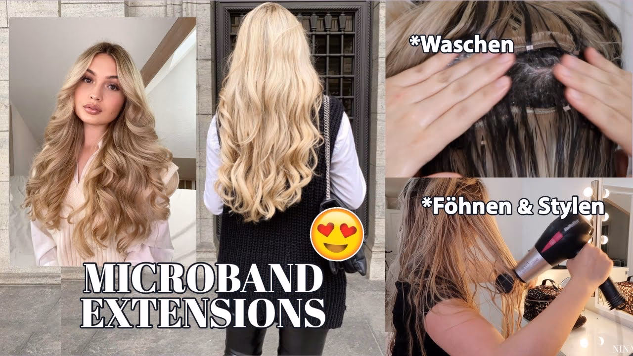 Wie trocknet man Haarverlängerungen?