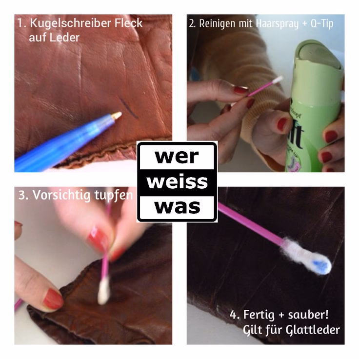 Wie bekomme ich kugelschreiberflecken aus der Bluse?