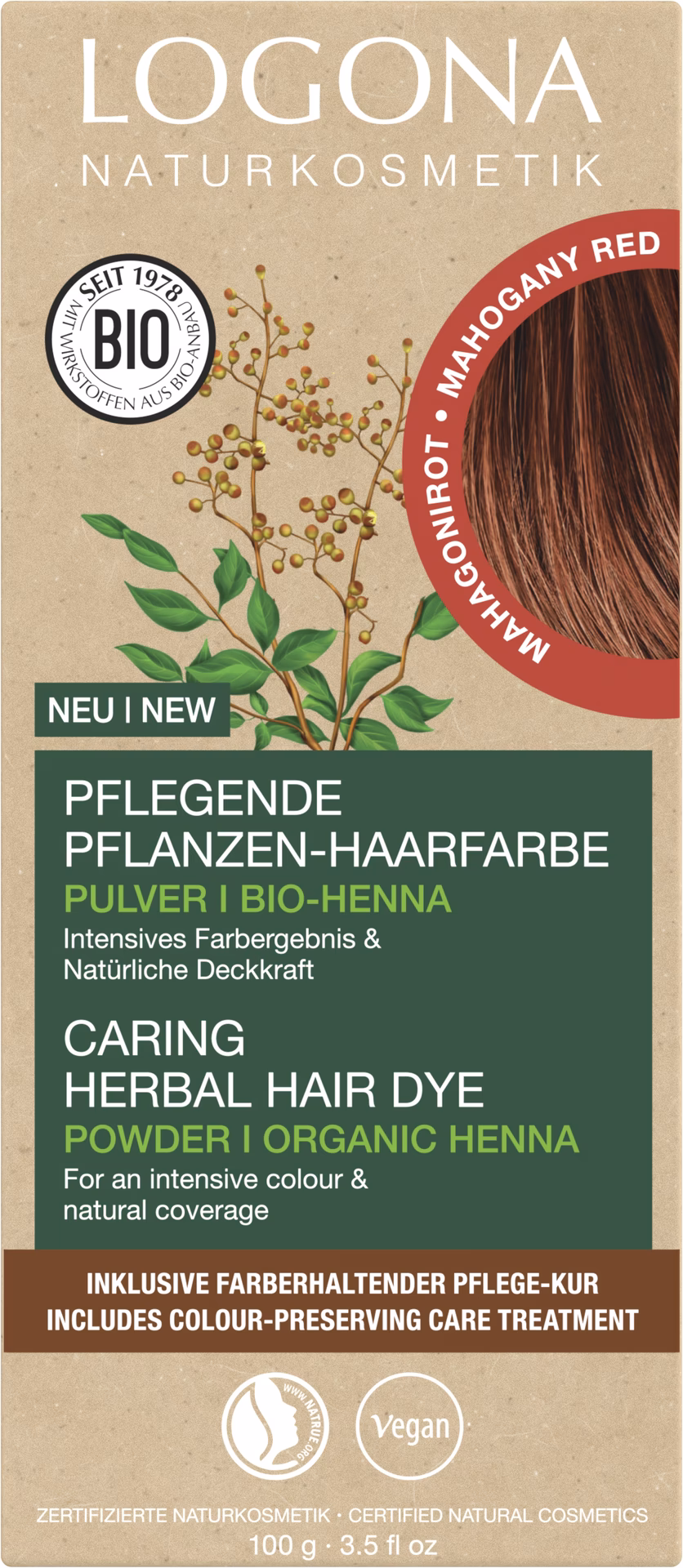 Welche Haarfarbe passt zu Logona?