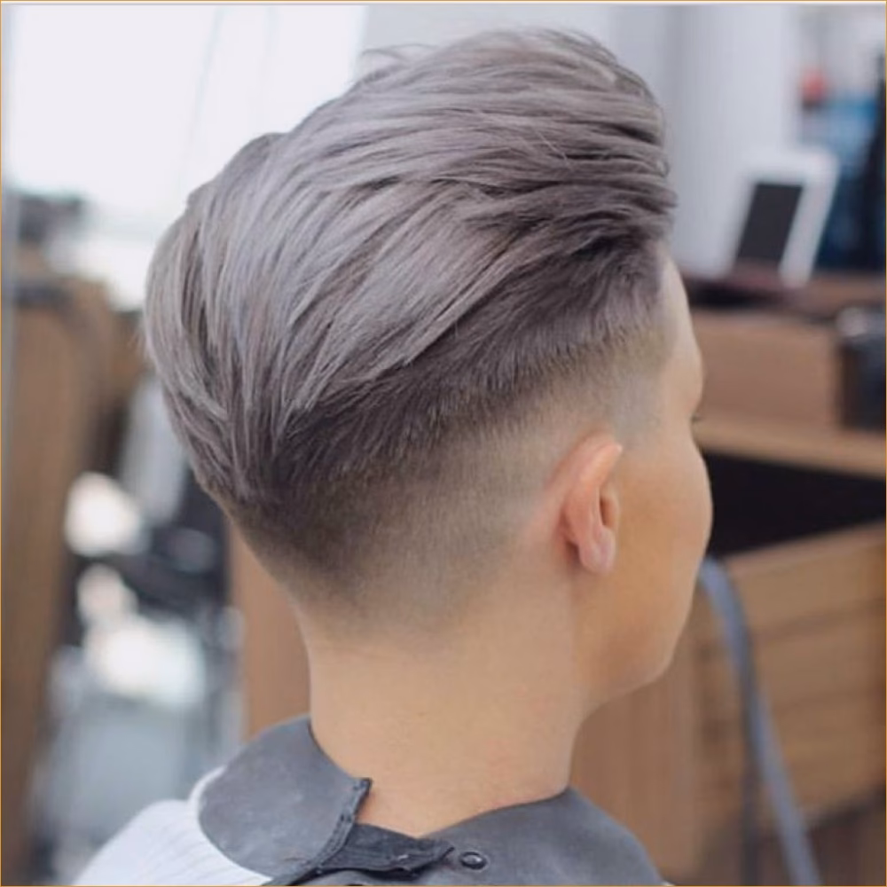 Wie Färbe ich meine Haare grau?