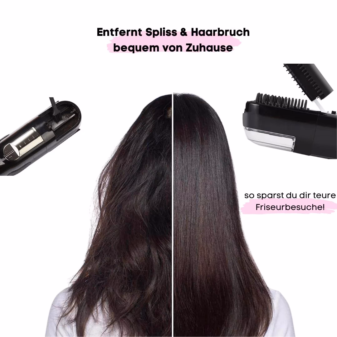 Wie entferne ich Spliss aus dem Haar?