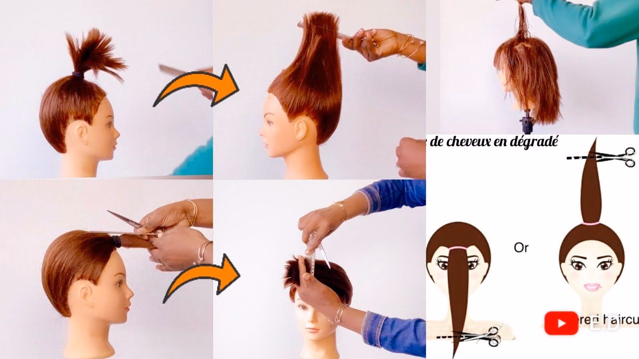 Wie mache ich einen Stufenschnitt in langes Haar?