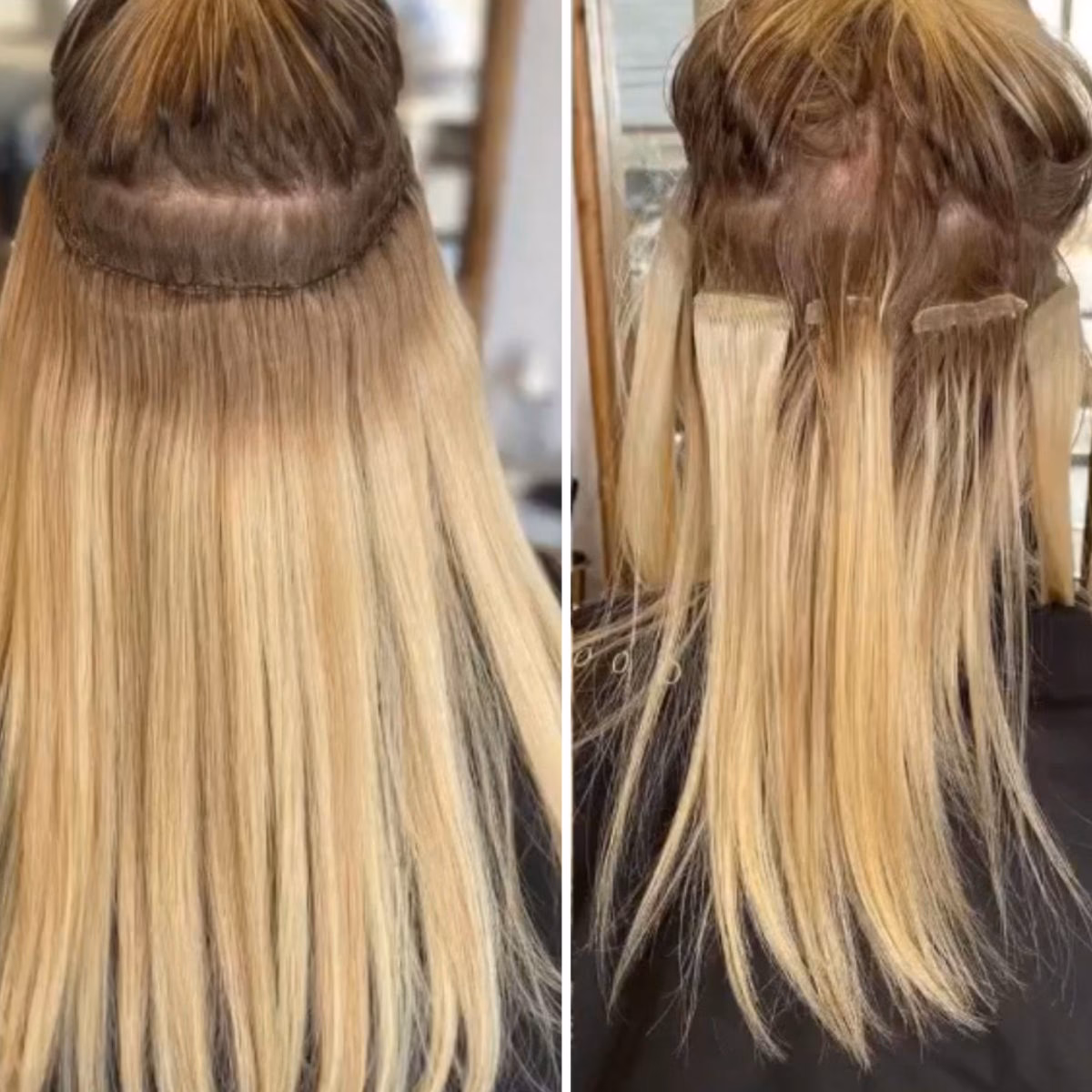 Wie pflege ich Tape Extensions?