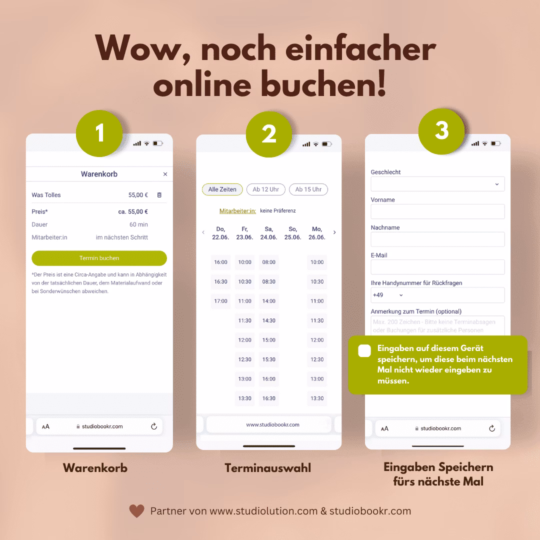 Wie kann man einen Termin Buchen?