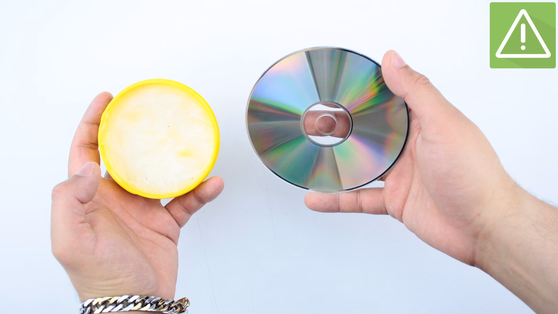 Kann man eine CD mit Wachs reparieren?